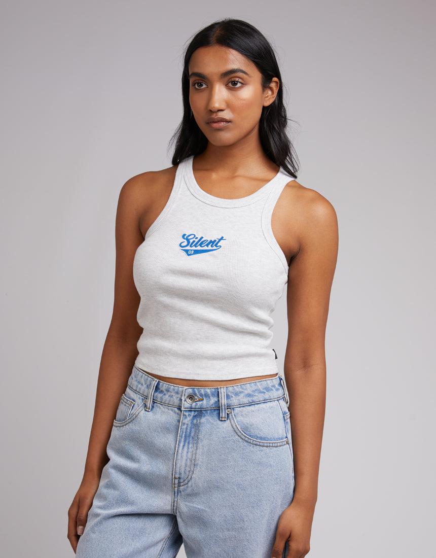 Silent Theory Ladies-Mighty Tank Snow Marle-Edge Clothing