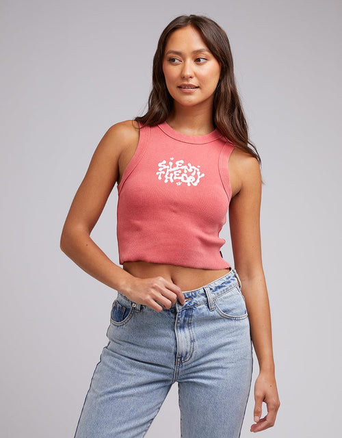 Silent Theory Ladies-Mystical Tank Pink-Edge Clothing