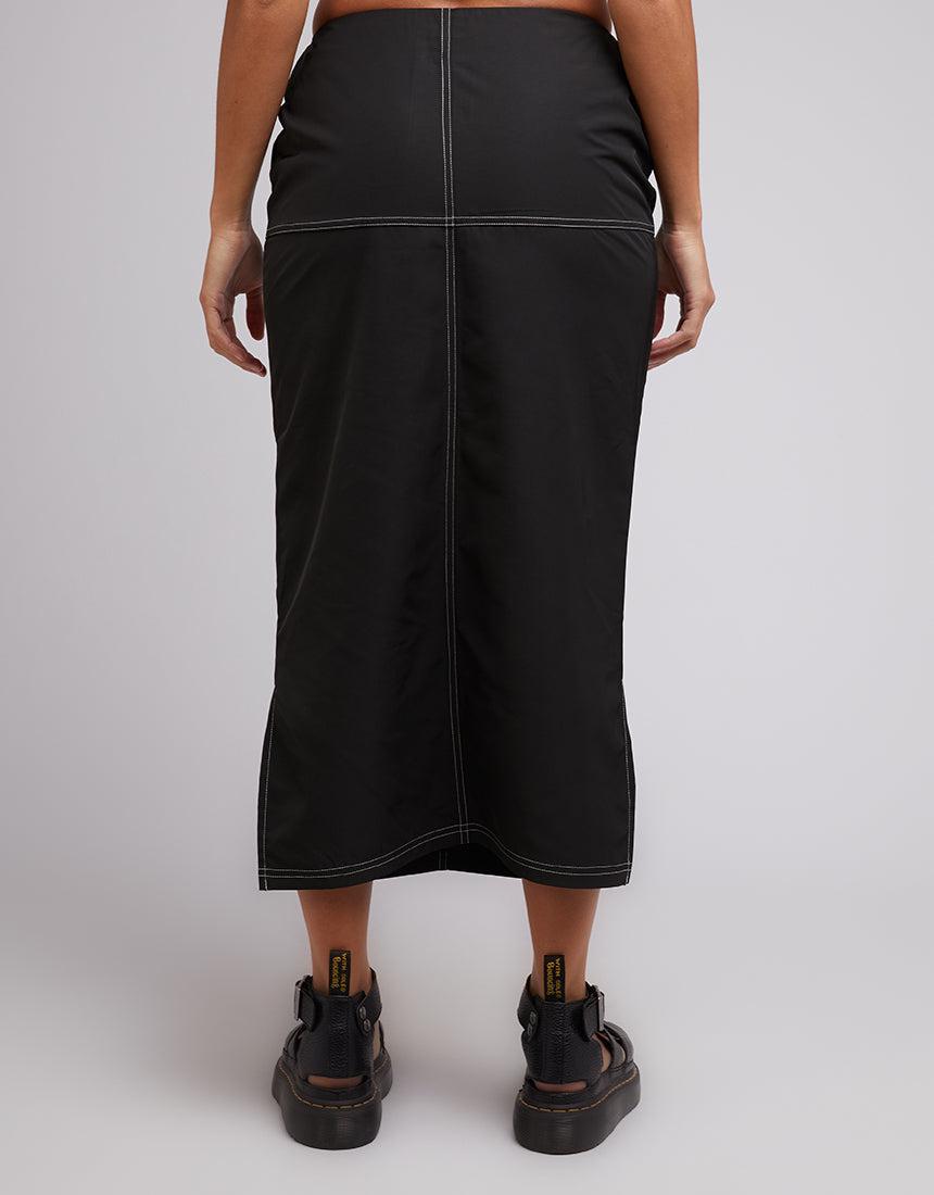 Silent Theory Ladies-Naomi Skirt Black-Edge Clothing