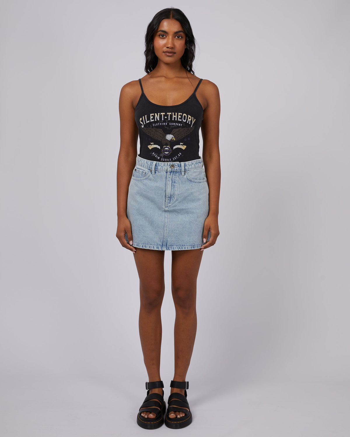 Silent Theory Ladies-New Flight Bodysuit Washed Black-Edge Clothing
