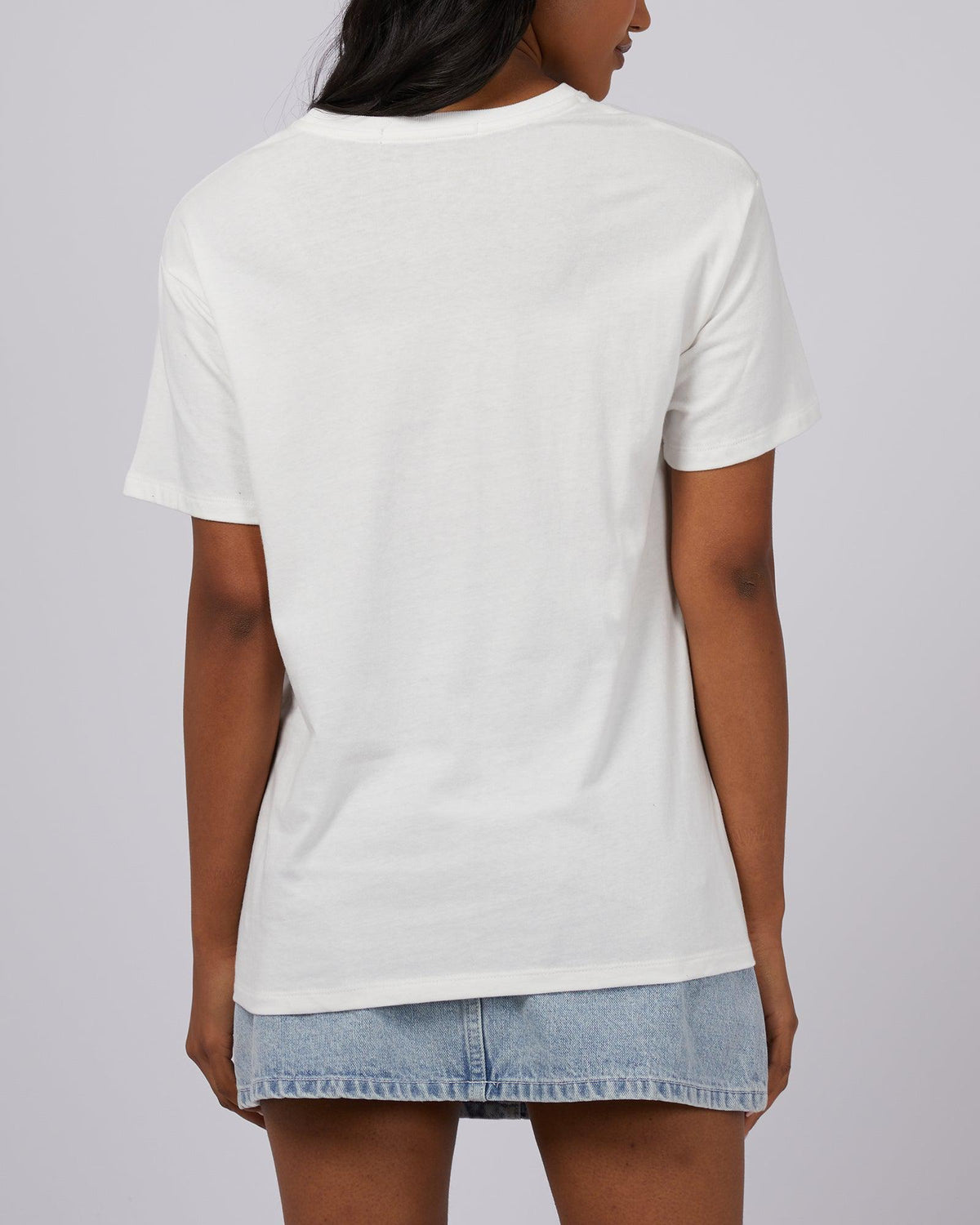 Silent Theory Ladies-New Flight Tee Vintage White-Edge Clothing