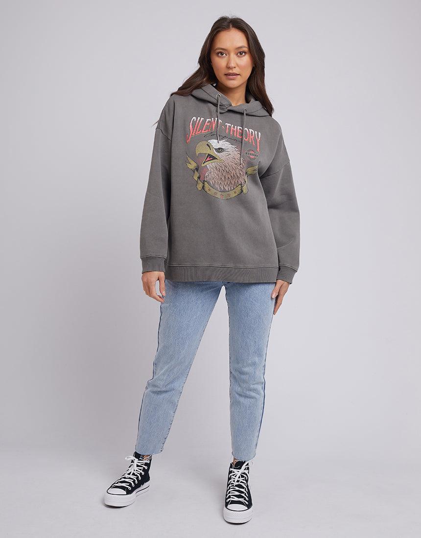 Silent Theory Ladies-New Light Hoody Coal-Edge Clothing