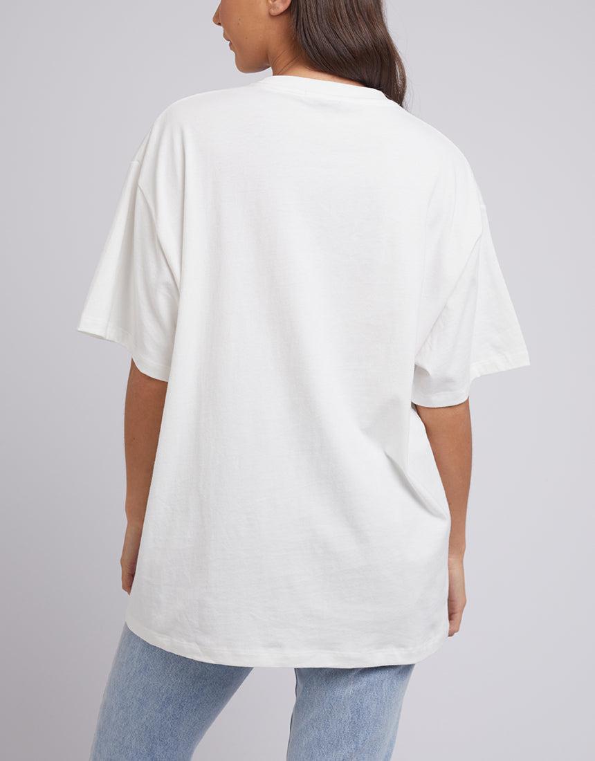 Silent Theory Ladies-New Light Tee Vintage White-Edge Clothing