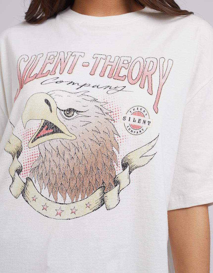 Silent Theory Ladies-New Light Tee Vintage White-Edge Clothing