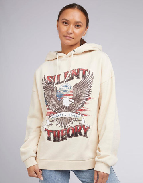 Silent Theory Ladies-Oversight Hoody Natural-Edge Clothing