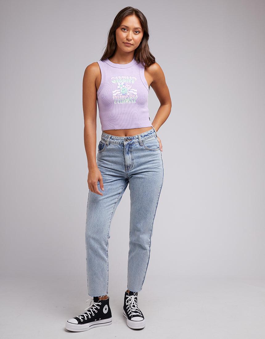 Silent Theory Ladies-Patch Tank Lilac-Edge Clothing