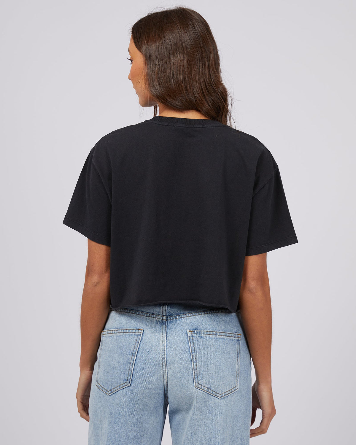 Silent Theory Ladies-Pre Season Tee Washed Black-Edge Clothing