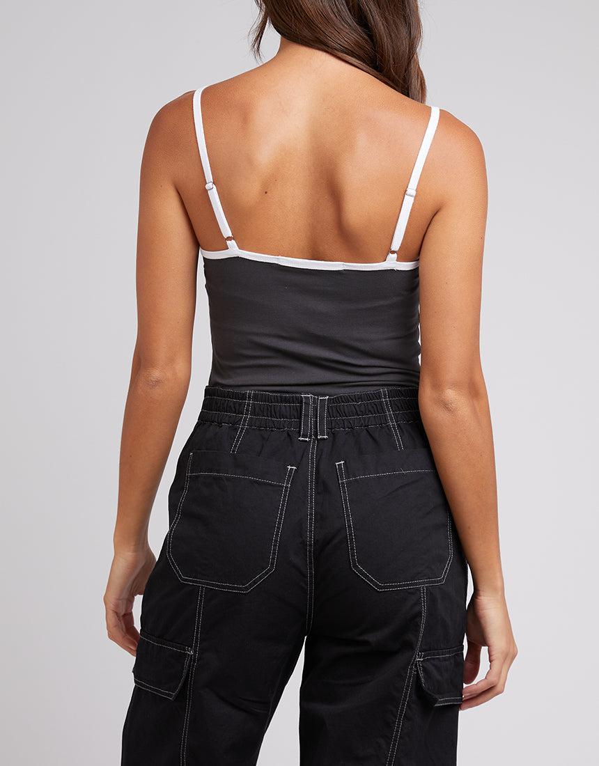 Silent Theory Ladies-Rosey Bodysuit Black-Edge Clothing