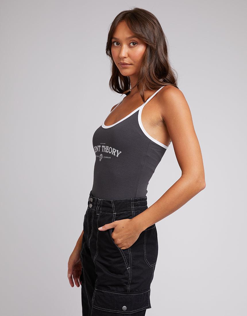 Silent Theory Ladies-Rosey Bodysuit Black-Edge Clothing