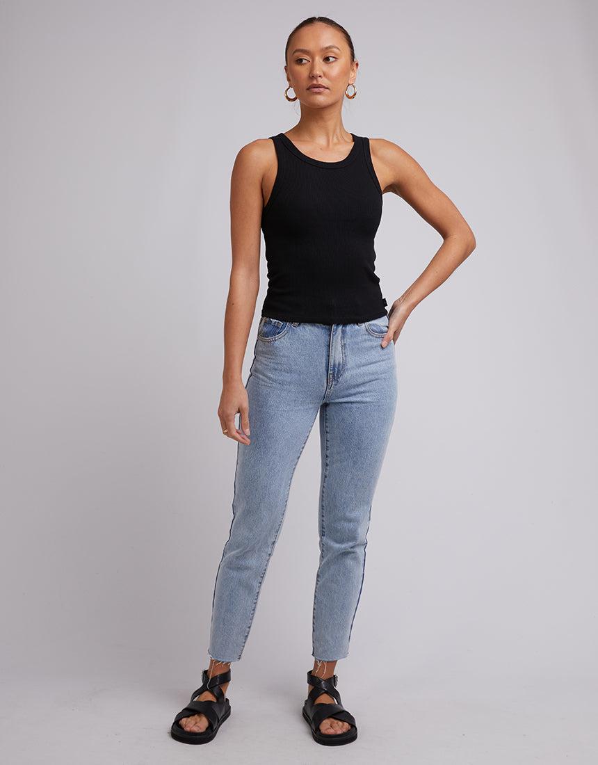 Silent Theory Ladies-Ruby Tank Black-Edge Clothing