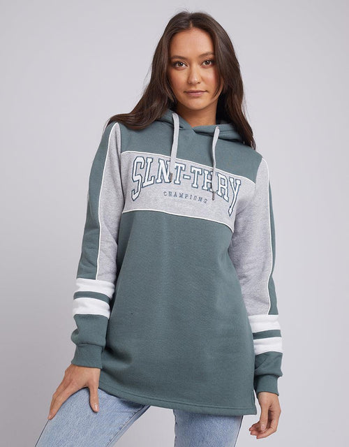 Silent Theory Ladies-Salem Hoody Green-Edge Clothing