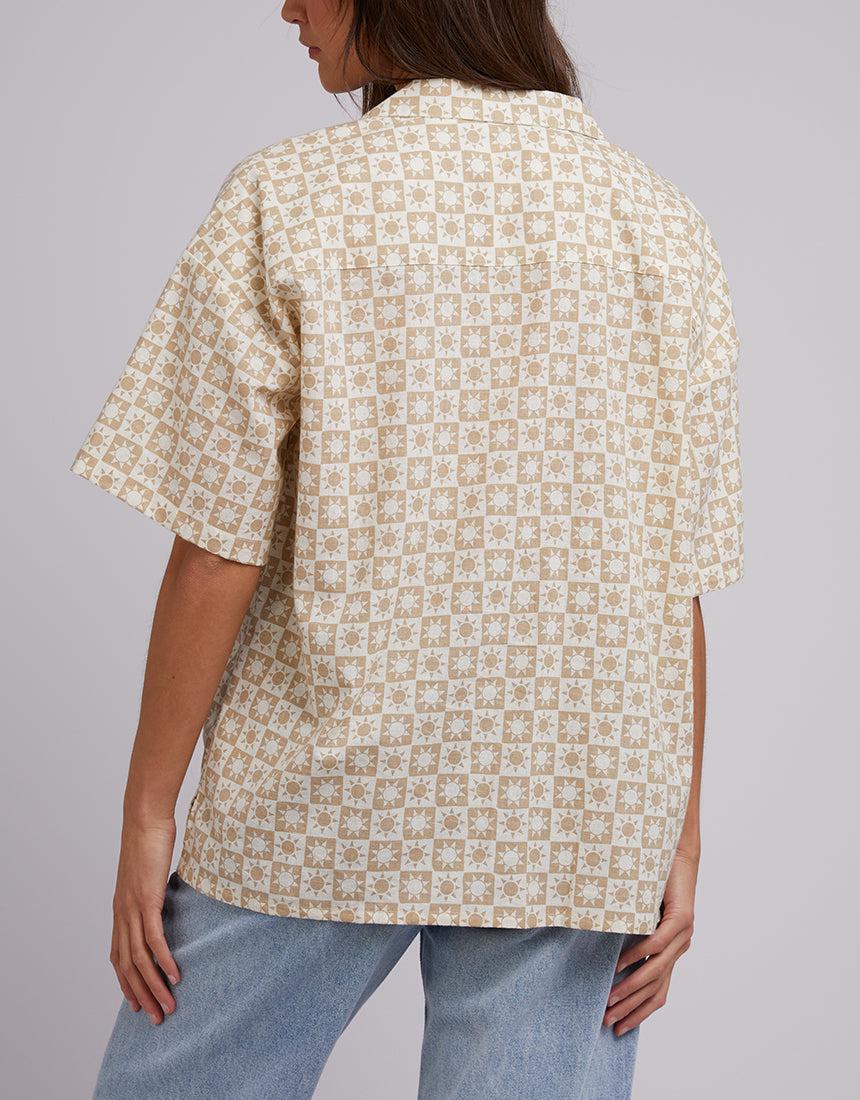 Silent Theory Ladies-Sol Shirt Oatmeal-Edge Clothing