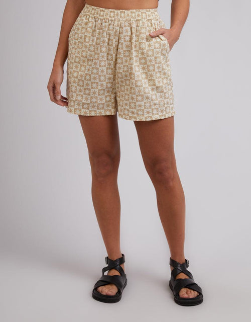 Silent Theory Ladies-Sol Short Oatmeal-Edge Clothing