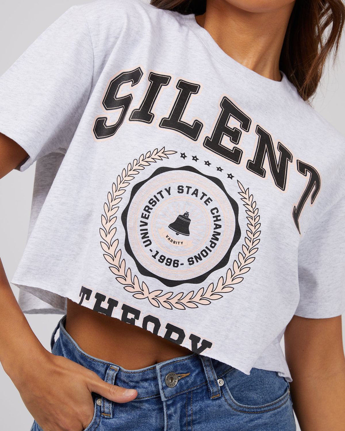 Silent Theory Ladies-Volley Tee Snow-Edge Clothing