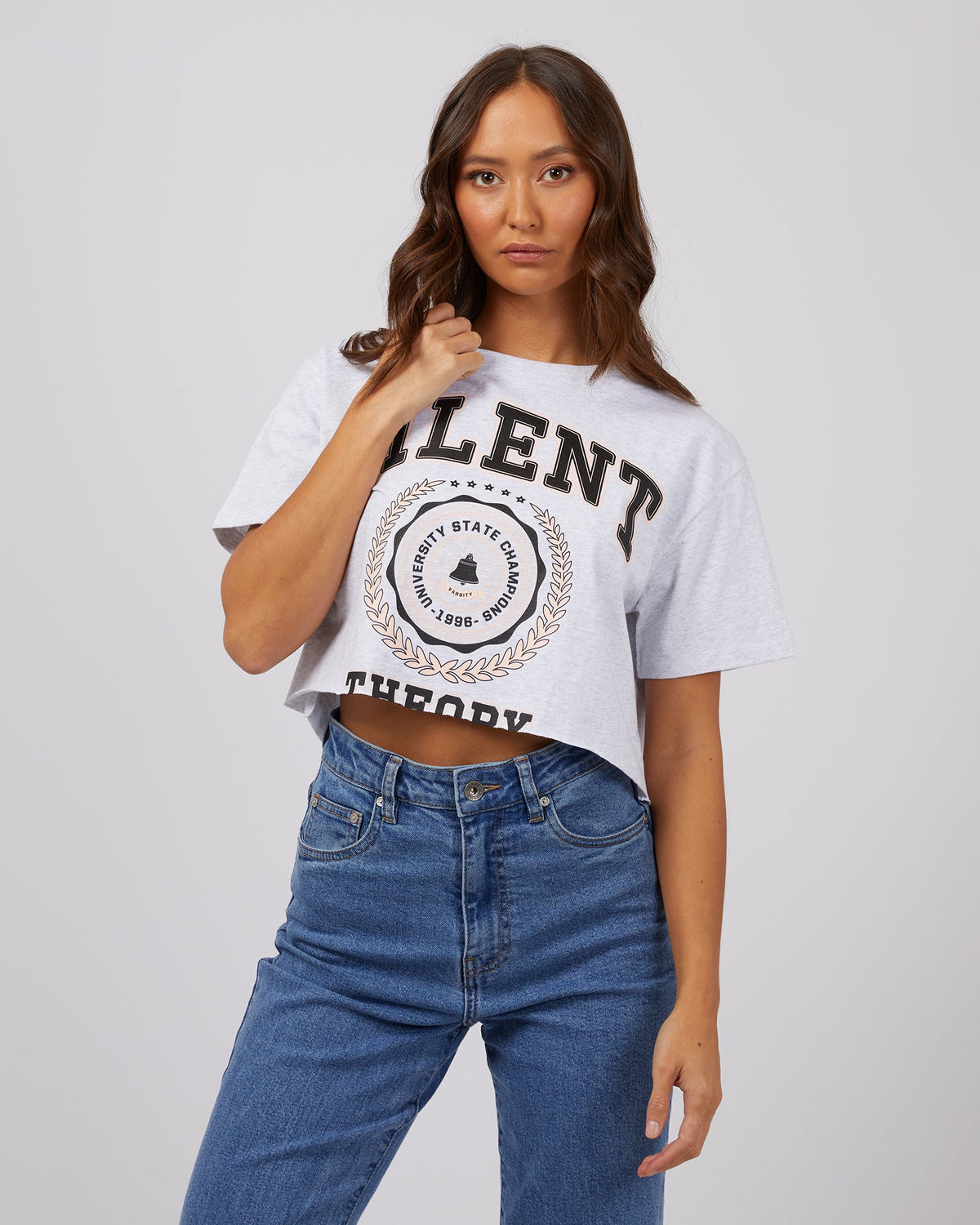 Silent Theory Ladies-Volley Tee Snow-Edge Clothing