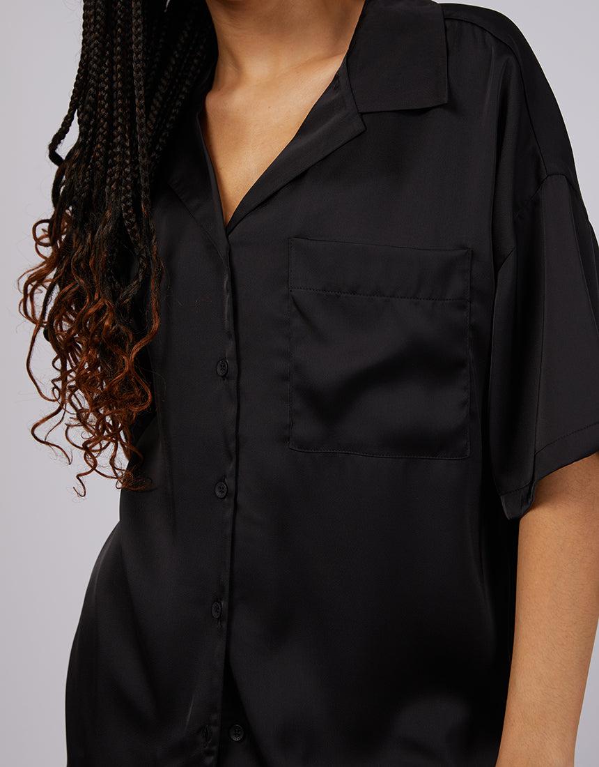 Silent Theory Ladies-Watson Shirt Black-Edge Clothing