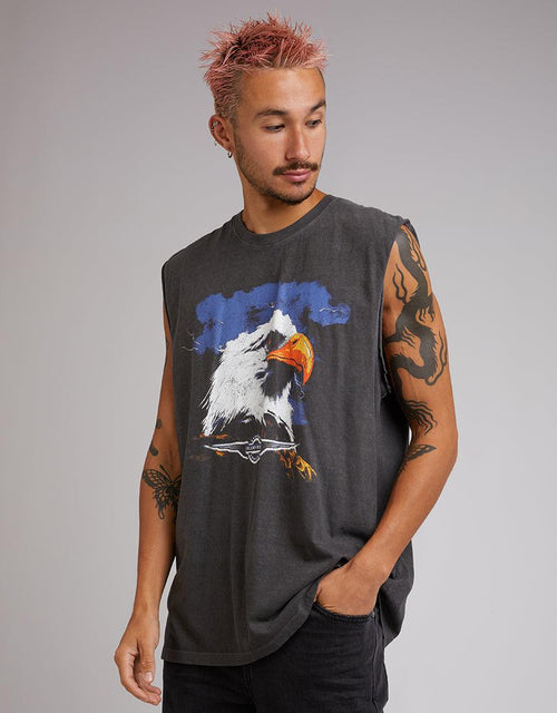 Silent Theory-Lennon Hemp Muscle Washed Black-Edge Clothing
