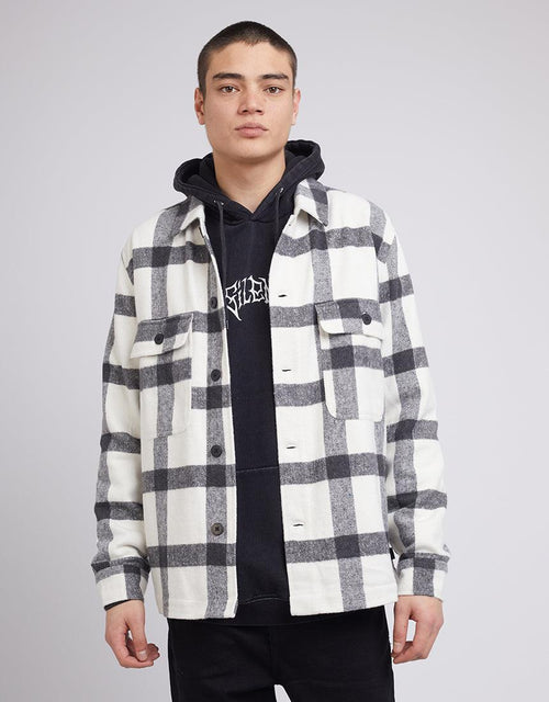 Silent Theory-Lumber Shacket Vintage White-Edge Clothing