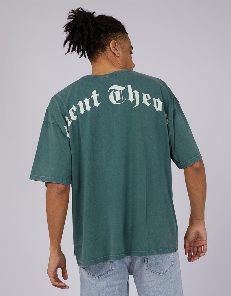 Silent Theory-Machine Tee Forest Green-Edge Clothing
