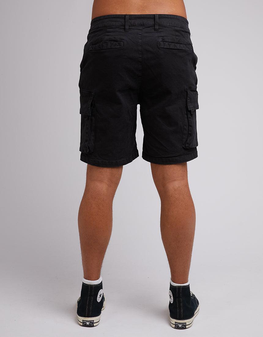 Silent Theory-Military Cargo Short Black-Edge Clothing