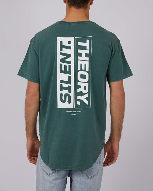 Silent Theory-Nixon Tee Forest Green-Edge Clothing