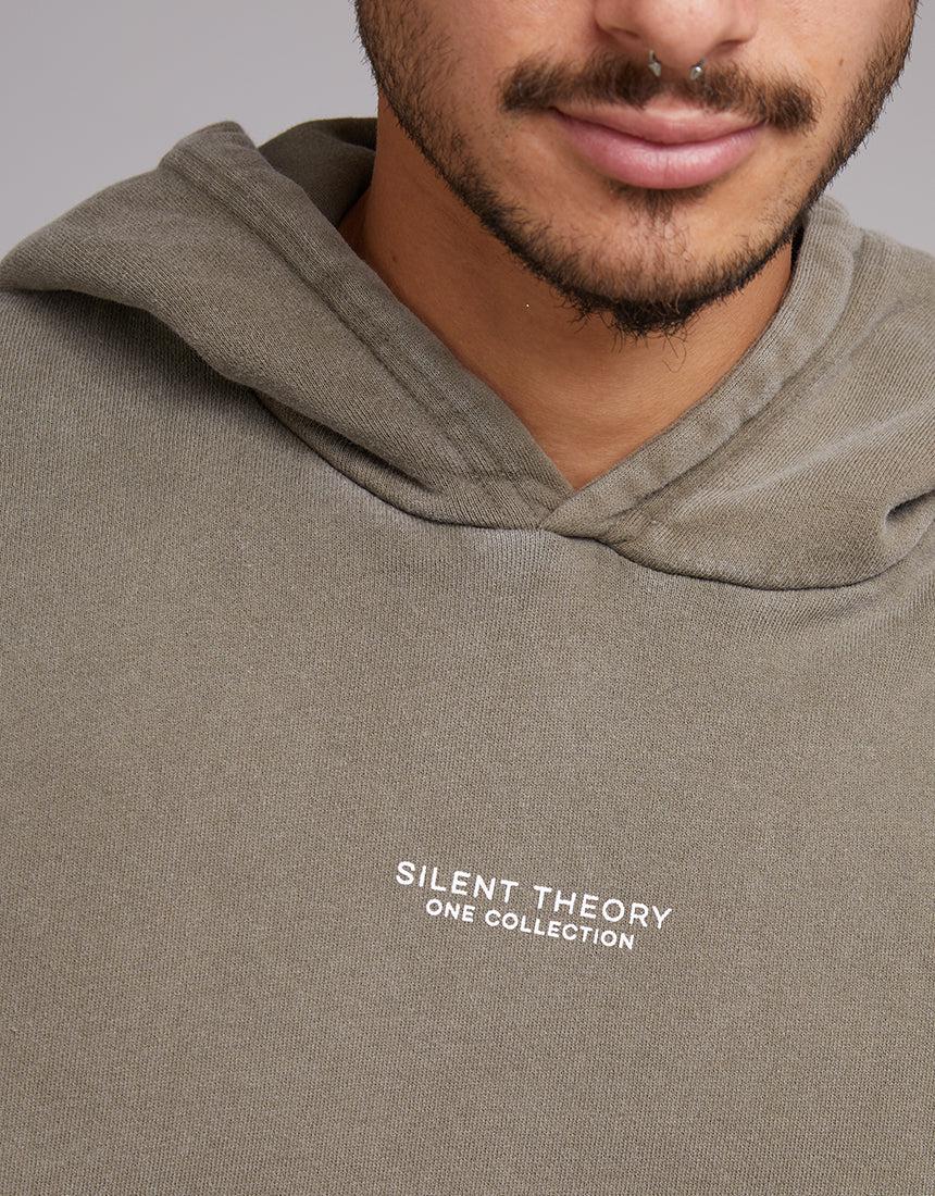 Silent Theory One-Society Hoody Khaki-Edge Clothing