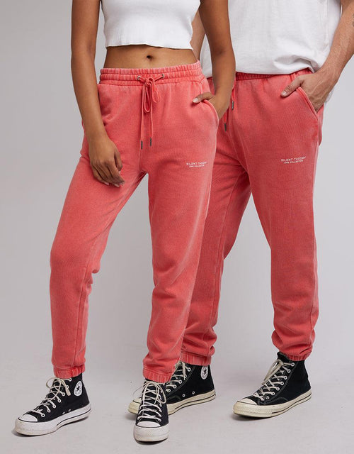Silent Theory One-Society Trackpant Red-Edge Clothing