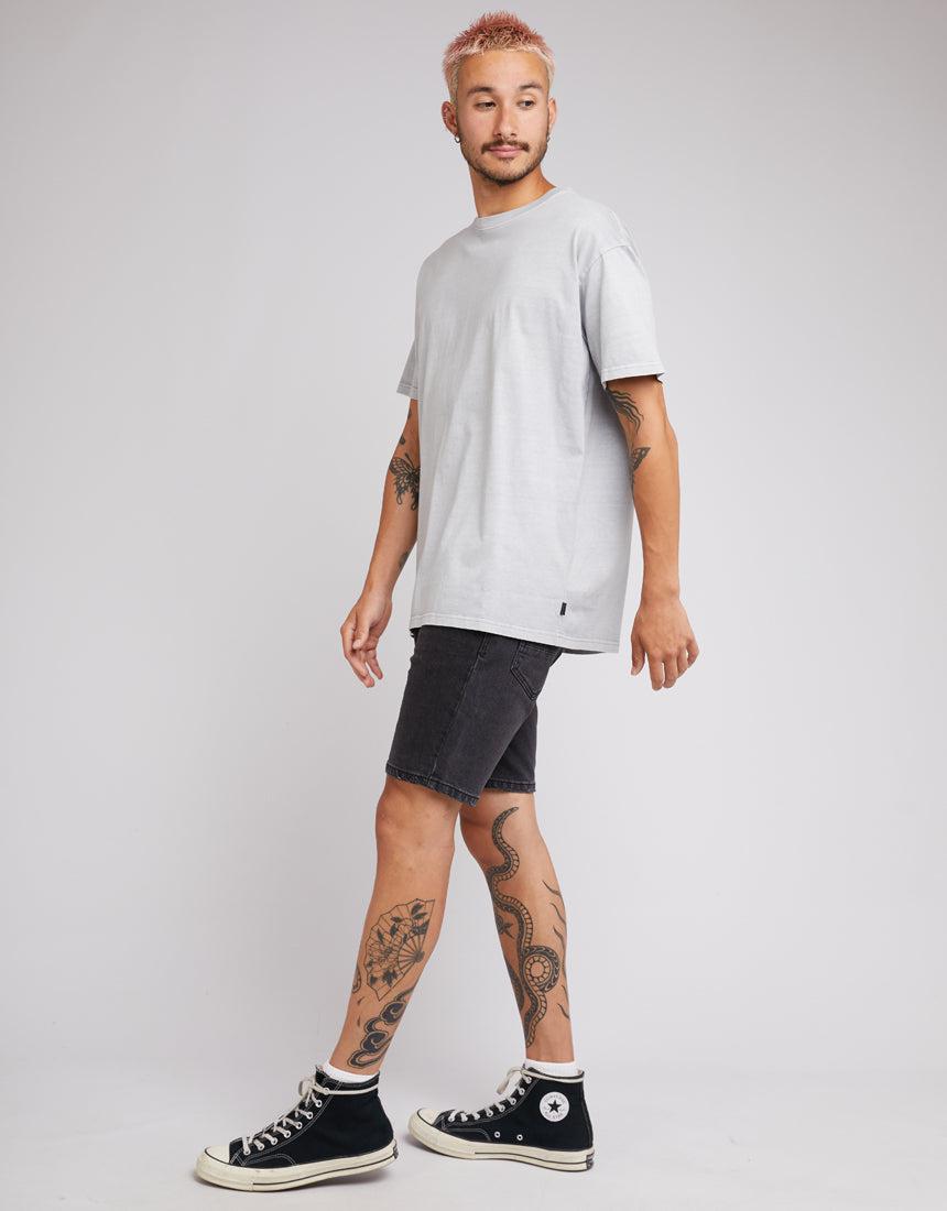 Silent Theory-Oversized Tee Grey-Edge Clothing