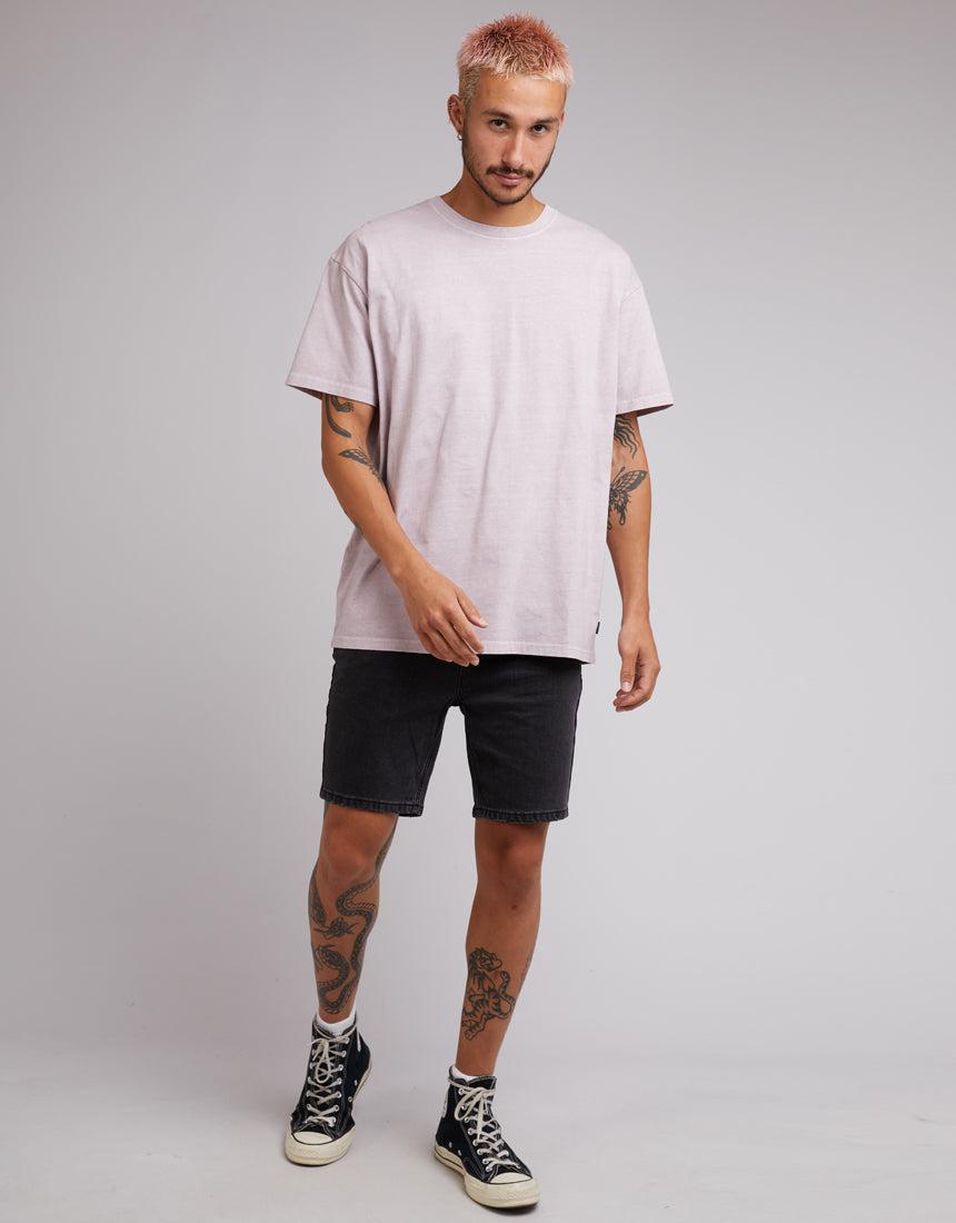 Silent Theory-Oversized Tee Mauve-Edge Clothing