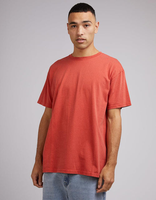 Silent Theory-Oversized Tee Red-Edge Clothing
