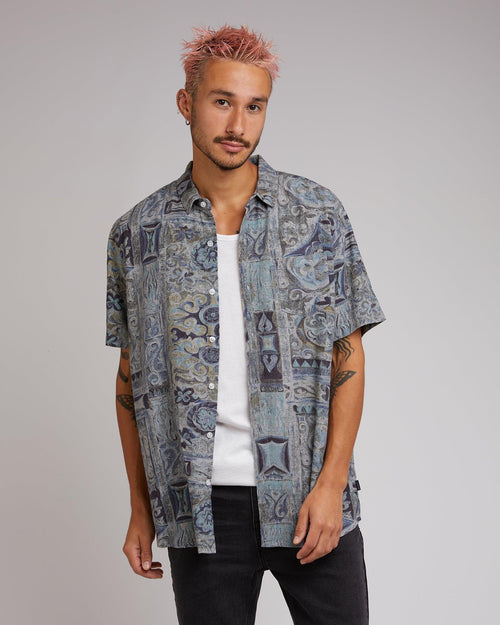 Silent Theory-Pattersons Print Shirt-Edge Clothing