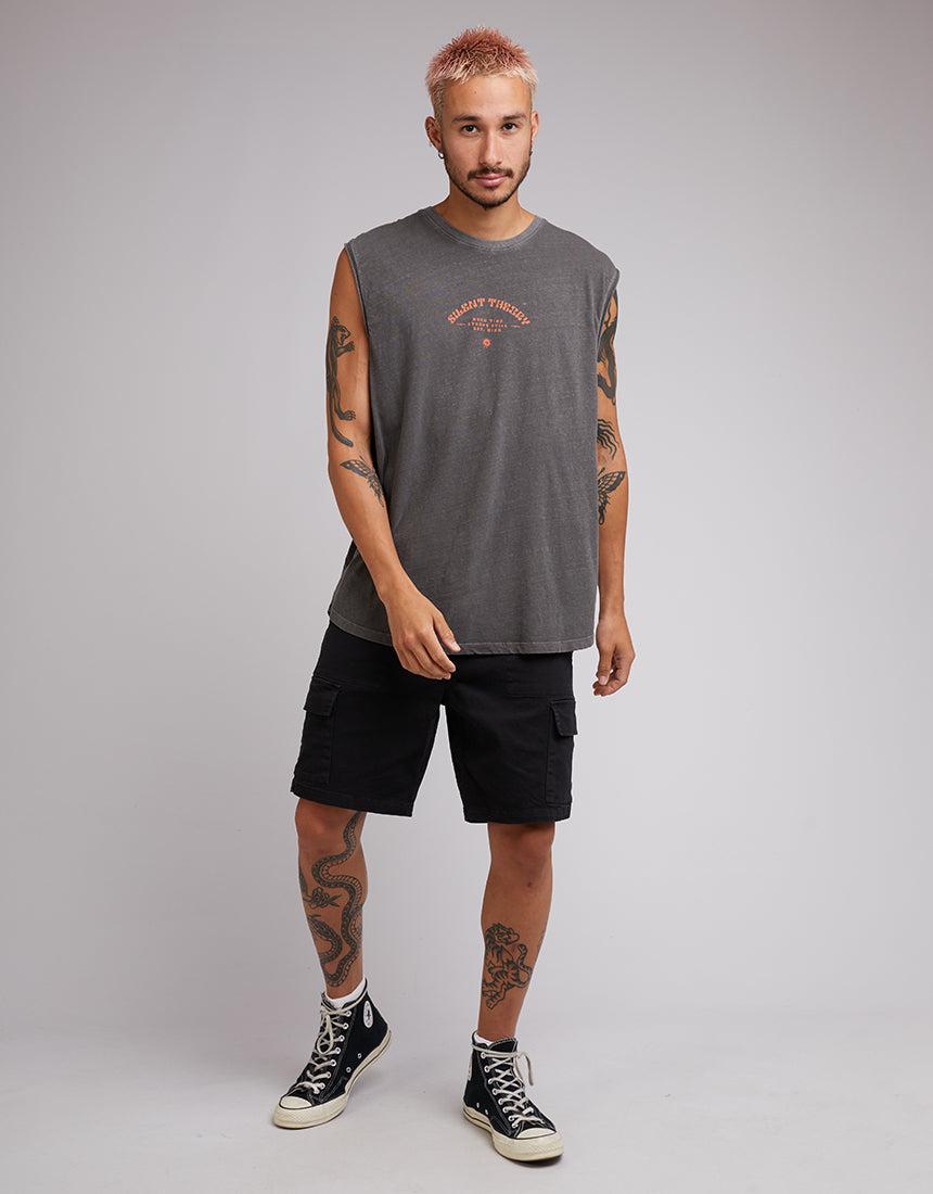 Silent Theory-Psy Muscle Charcoal-Edge Clothing