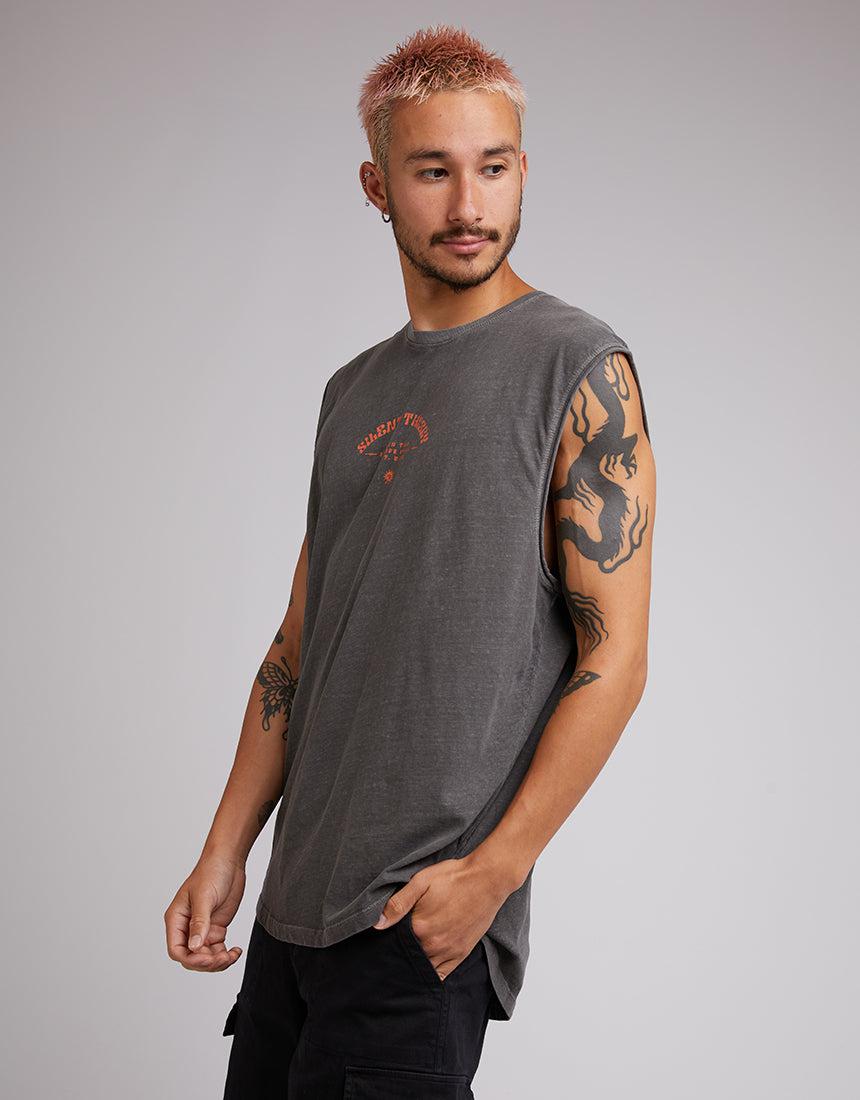 Silent Theory-Psy Muscle Charcoal-Edge Clothing
