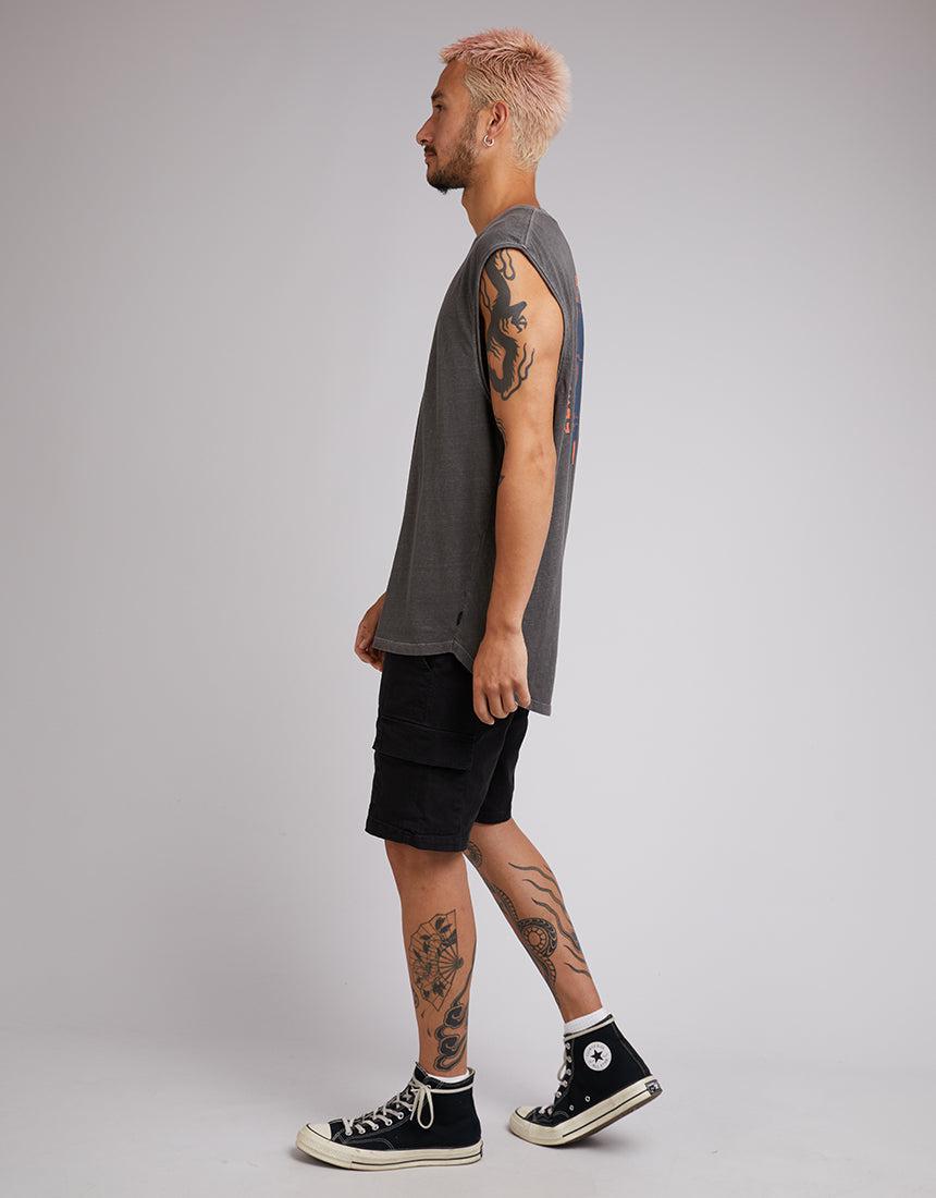 Silent Theory-Psy Muscle Charcoal-Edge Clothing