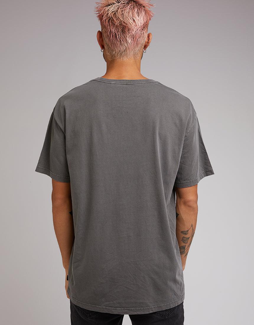 Silent Theory-Racer Tee Coal-Edge Clothing