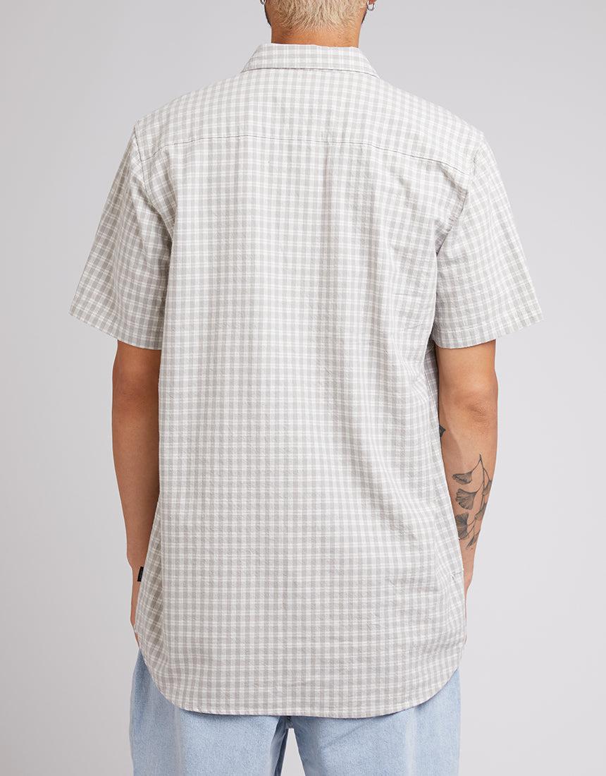 Silent Theory-Rattled Ss Shirt Grey-Edge Clothing