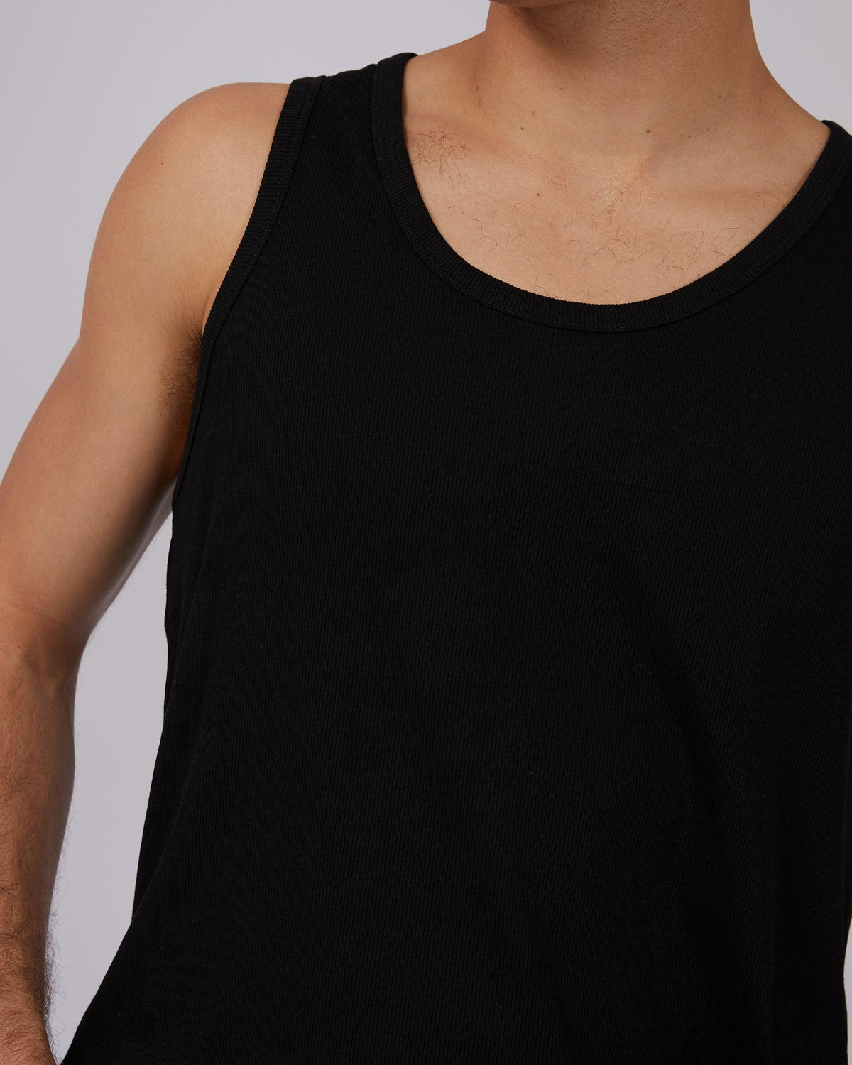 Silent Theory-Rib Tank Black-Edge Clothing