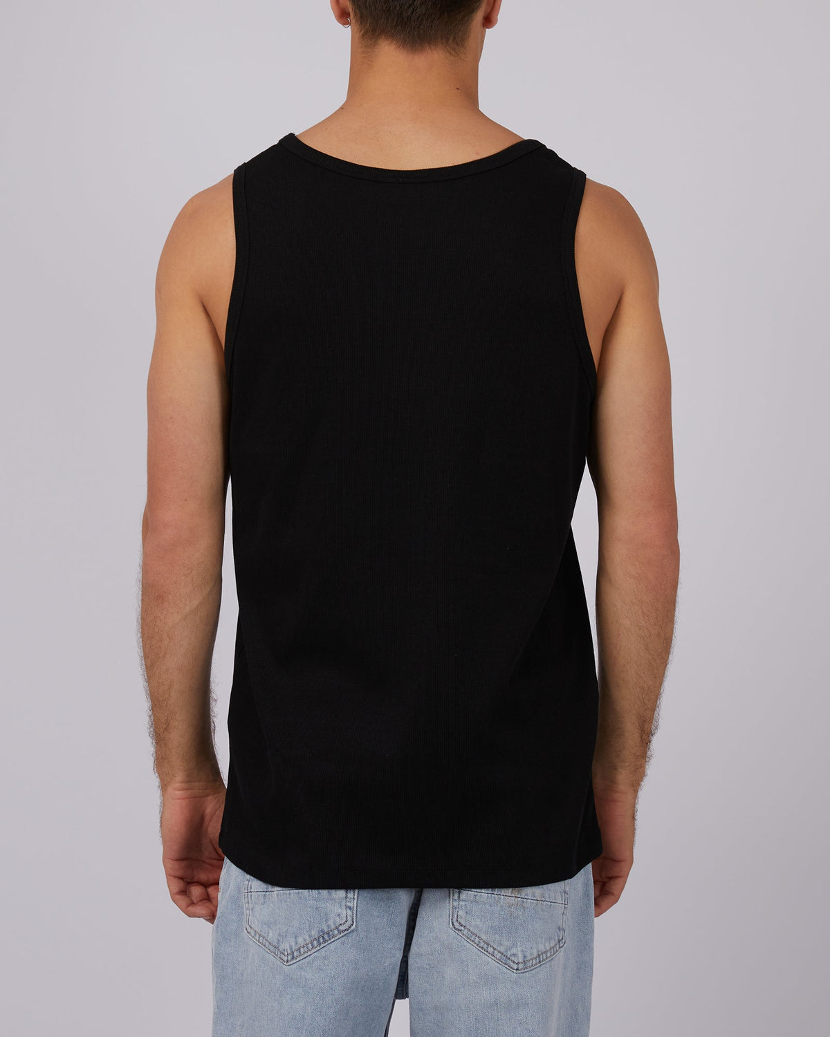 Silent Theory-Rib Tank Black-Edge Clothing