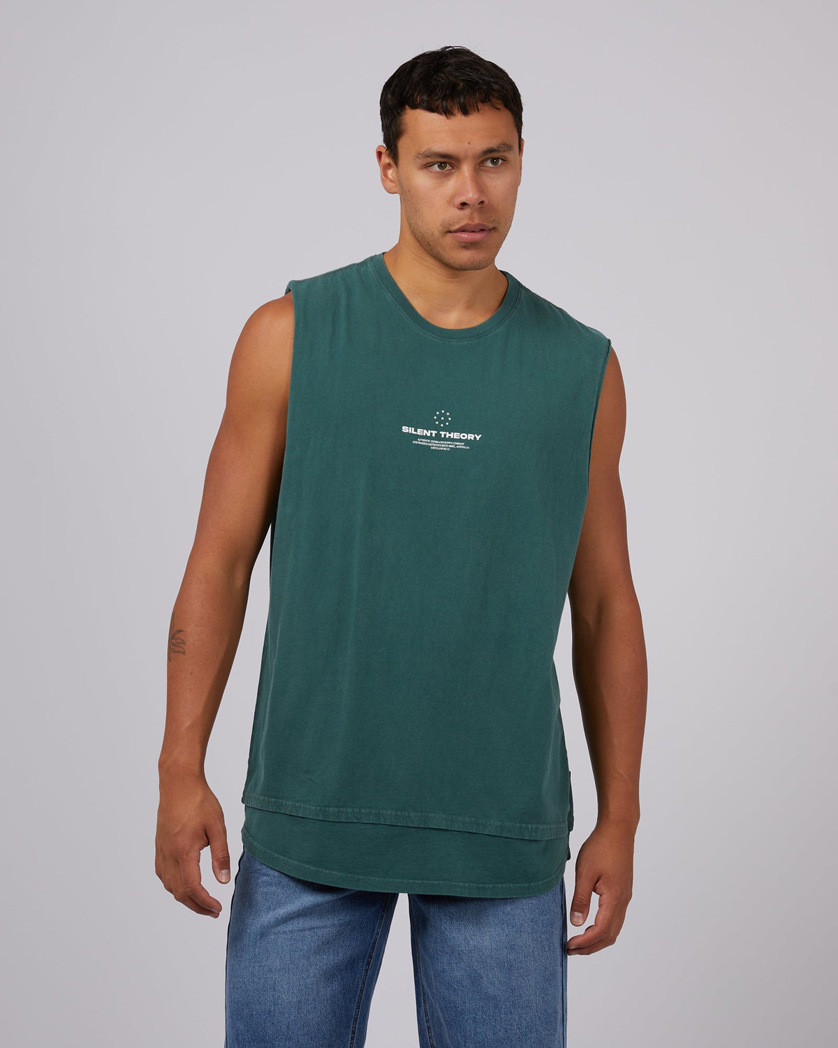 Silent Theory-Shredder Tail Muscle Forest Green-Edge Clothing