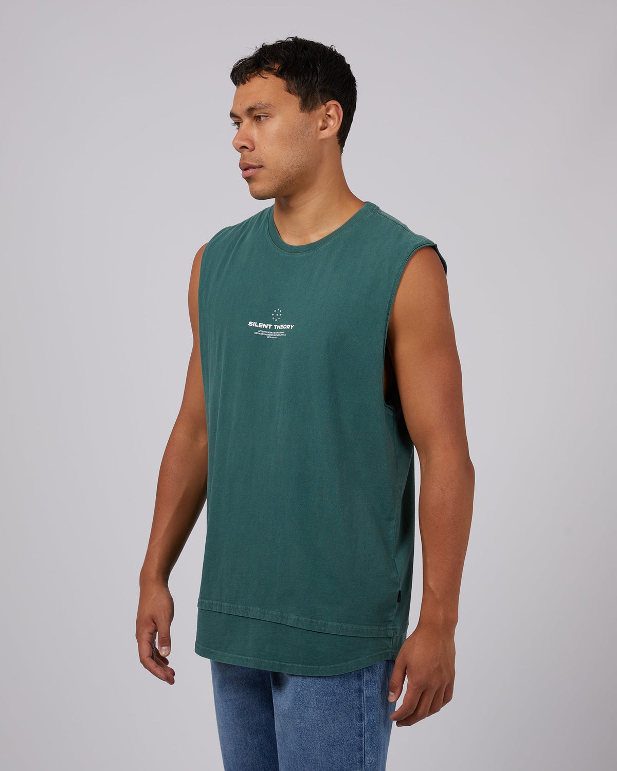 Silent Theory-Shredder Tail Muscle Forest Green-Edge Clothing