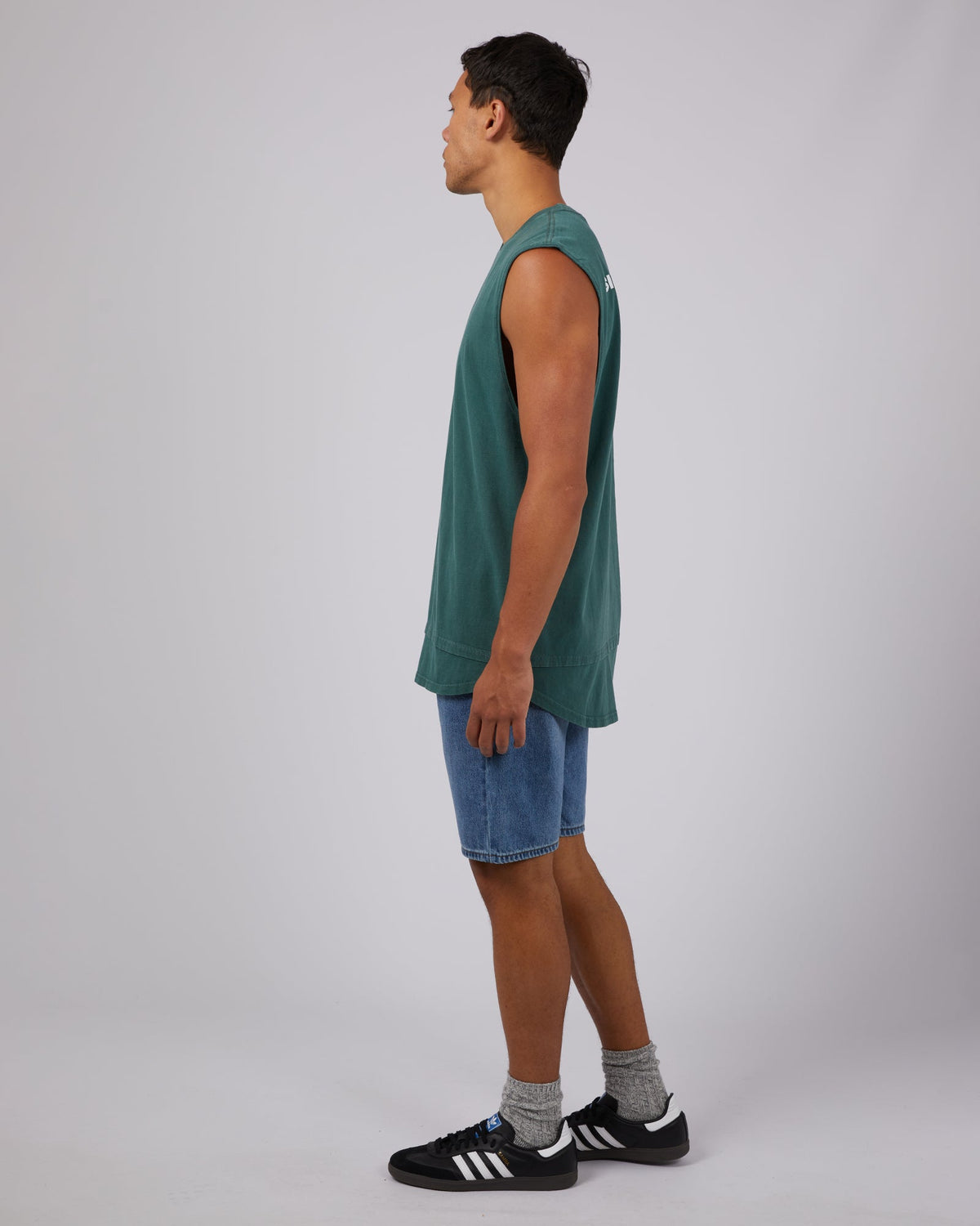 Silent Theory-Shredder Tail Muscle Forest Green-Edge Clothing