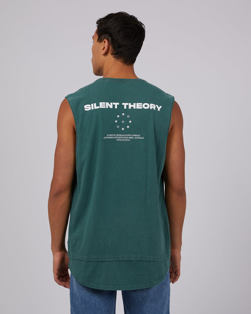Silent Theory-Shredder Tail Muscle Forest Green-Edge Clothing