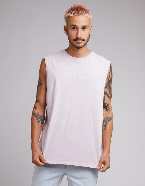 Silent Theory-Silent Logo Muscle Mauve-Edge Clothing