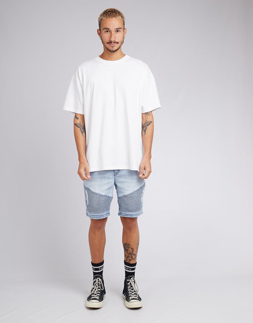 Silent Theory-Strung Out Moto Short Demo Blue-Edge Clothing