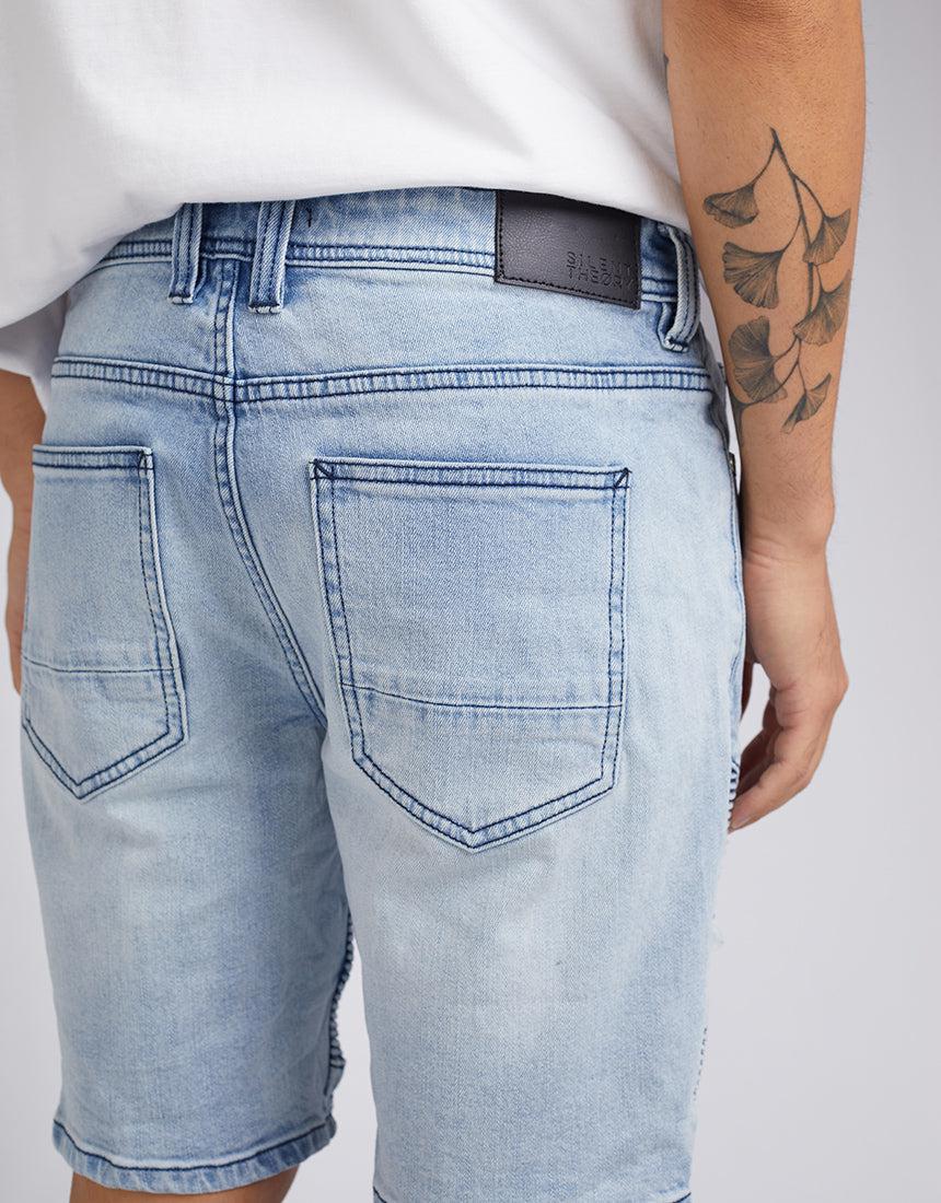 Silent Theory-Strung Out Moto Short Demo Blue-Edge Clothing