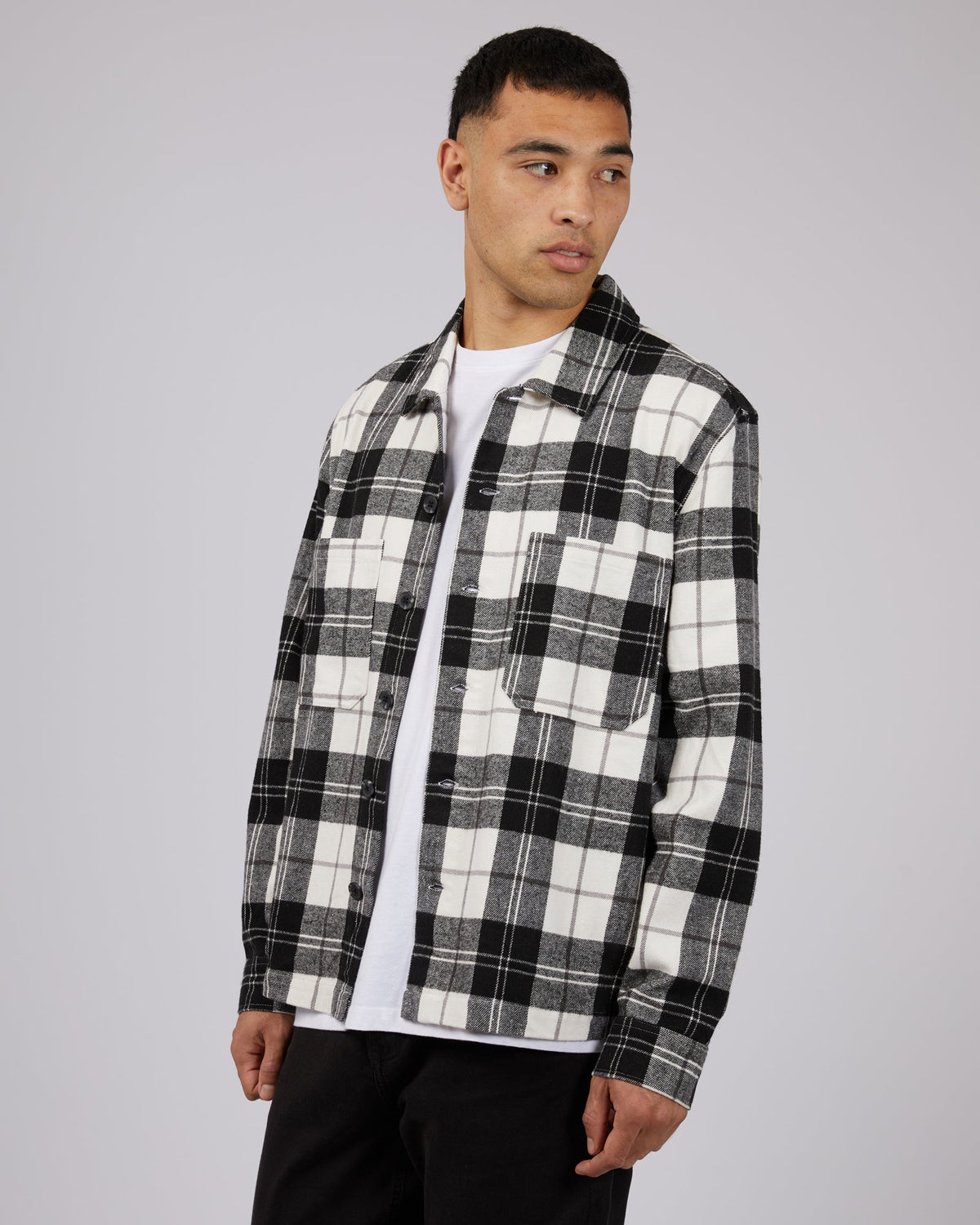 Silent Theory-Studio Overshirt Black-Edge Clothing