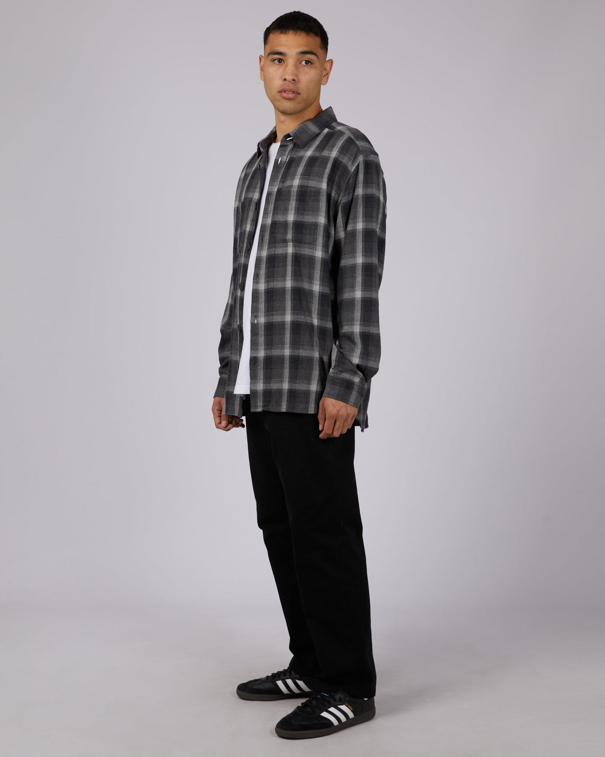Silent Theory-Tour Overshirt Grey-Edge Clothing
