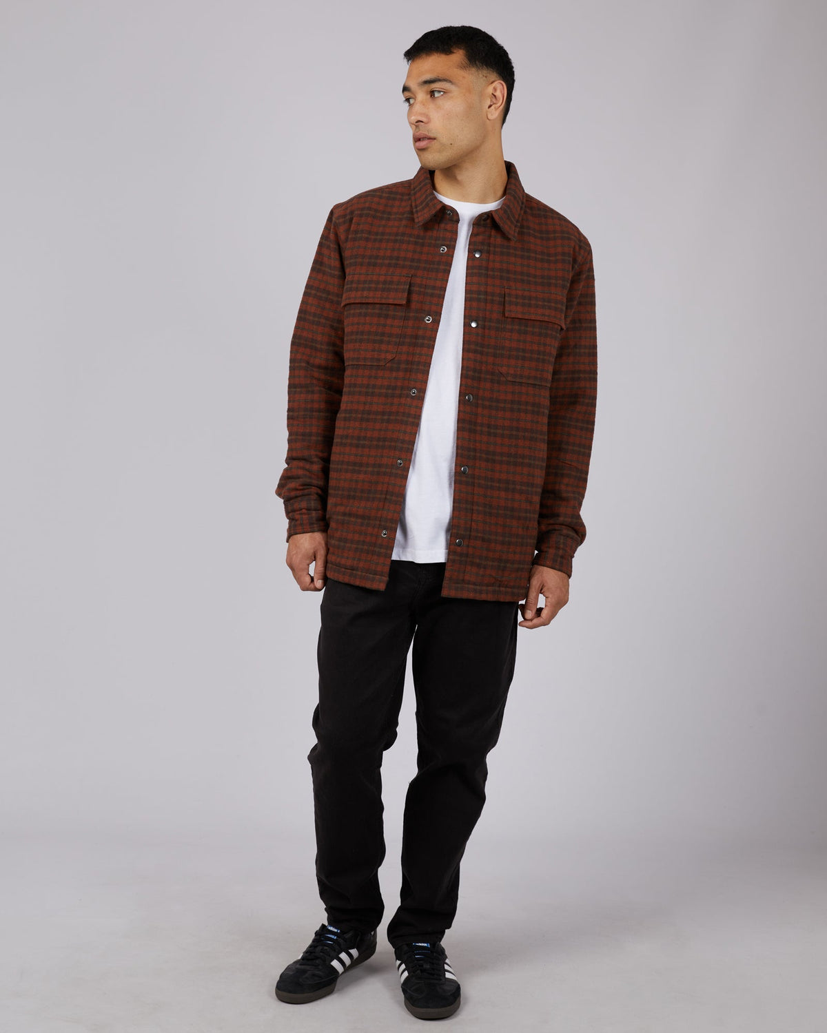 Silent Theory-Trek Check Shacket-Edge Clothing