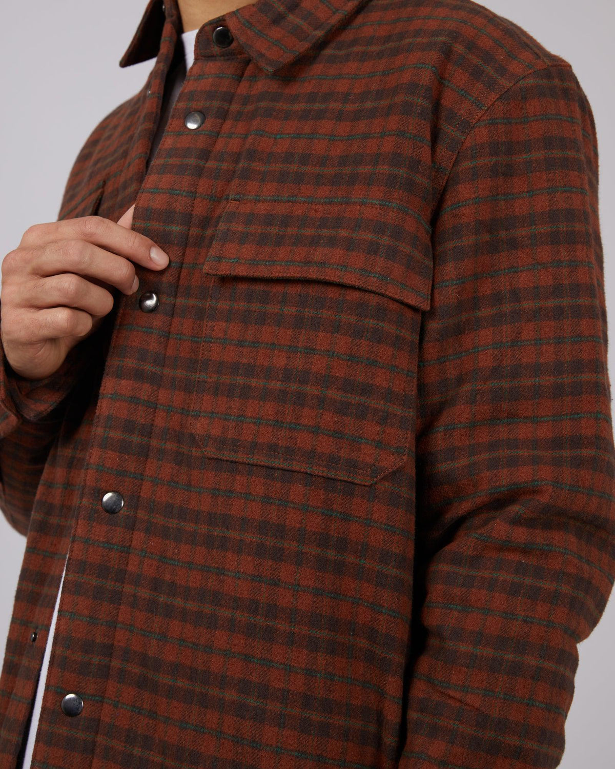Silent Theory-Trek Check Shacket-Edge Clothing
