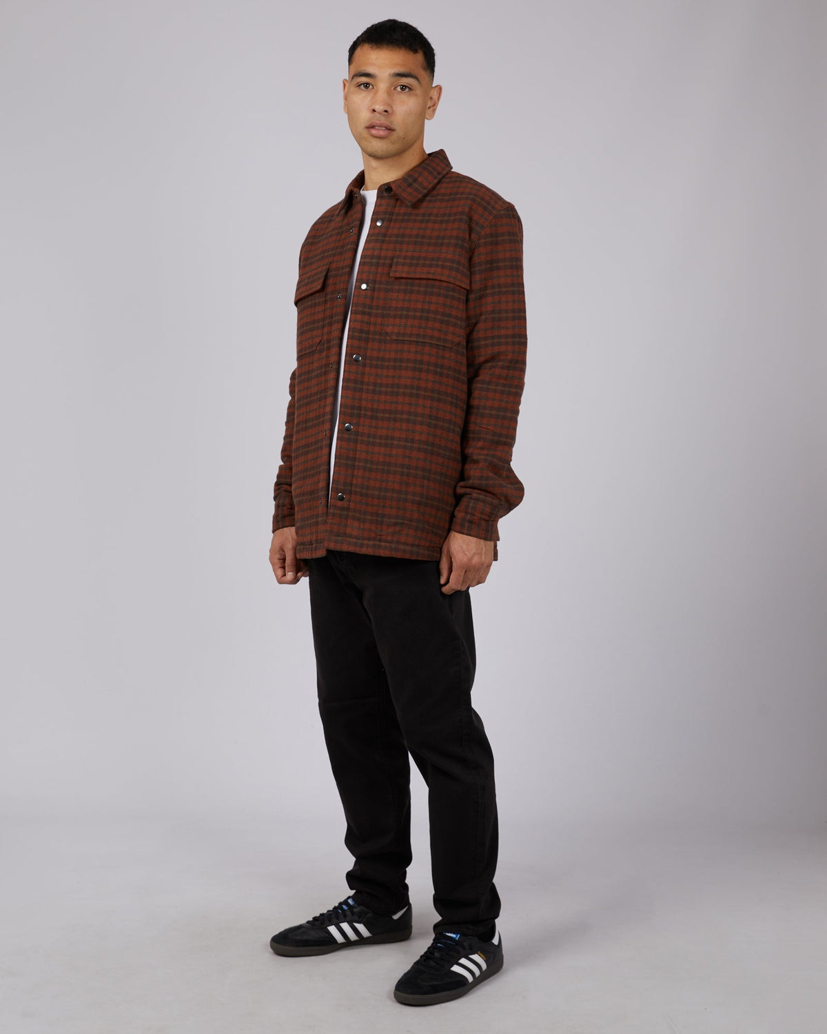 Silent Theory-Trek Check Shacket-Edge Clothing